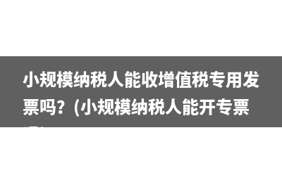 不予认定一般纳税人资格？(不予认定一般纳税人)