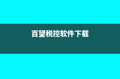 百望税财通财务软件多少钱(百望税控软件下载)