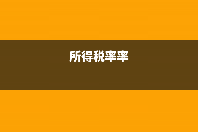 所得税税率形式?(所得税率率)