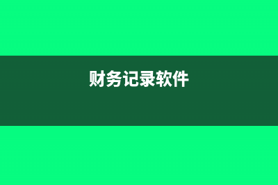 哪个财务软件记账报税好用(财务记录软件)