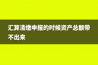 汇算清缴申报的研发费如何加计扣除?(汇算清缴申报的时候资产总额带不出来)