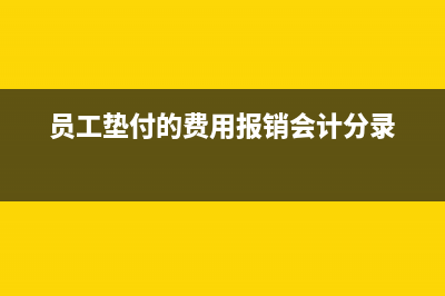 员工垫付的费用款怎么报销?(员工垫付的费用报销会计分录)