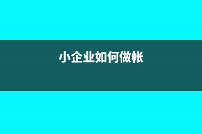 如何核算小企业的盈余公积(小企业如何做帐)