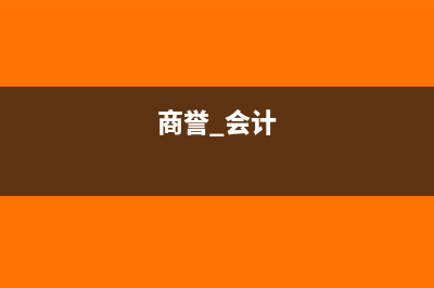 企业商誉会计的理解及其会计处理方法(商誉 会计)