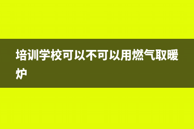 培训学校可以不验资吗(培训学校可以不可以用燃气取暖炉)