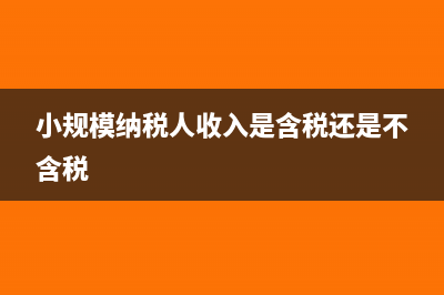 小规模纳税人收到增值税专用发票能入账吗(小规模纳税人收入是含税还是不含税)