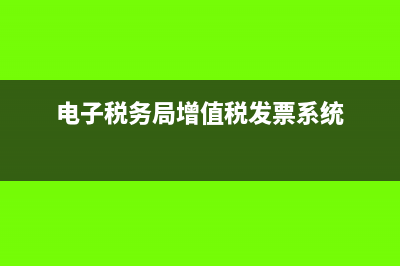 增值税发票系统技术维护费会计分录(电子税务局增值税发票系统)