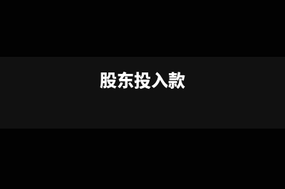 给股东每年付投资收益怎么记账(股东投入款)