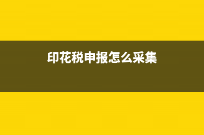 印花税申报怎么填数(印花税申报怎么采集)