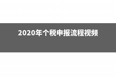 新版个税申报系统如何更证申报(2020年个税申报流程视频)