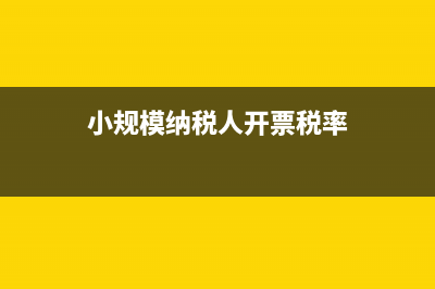 小规模纳税人开专票怎么做账(小规模纳税人开票税率)