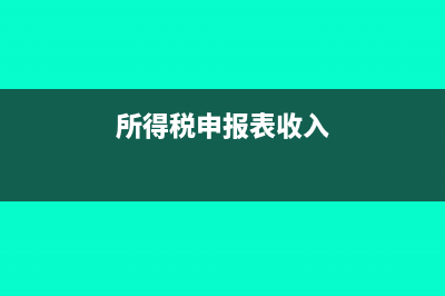 所得税申报表收入总额含增值税吗(所得税申报表收入)