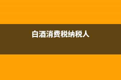 白酒消费税申报表填表说明(白酒消费税纳税人)