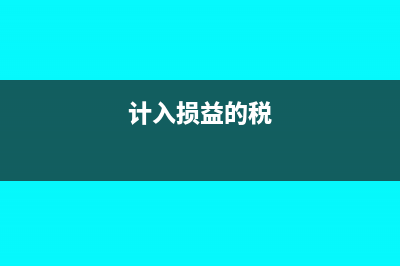 已计入损益的政府补助需要退回吗(计入损益的税)