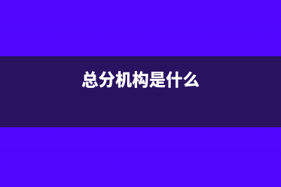 总分机构类型怎么选(总分机构是什么)