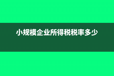 小规模企业所得税季报填错了怎么办(小规模企业所得税税率多少)