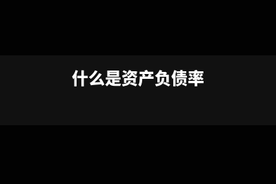 资产负债表的未分配利润包括哪些(什么是资产负债率)