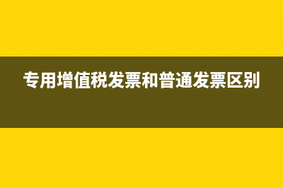 专用增值税发票物品名称能全英文吗(专用增值税发票和普通发票区别)