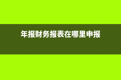 年报后财务报表和今年的年初数不匹配怎么办(年报财务报表在哪里申报)