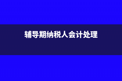 辅导期纳税人取得的发票何时抵扣?(辅导期纳税人会计处理)