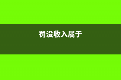 罚没收入是不是非税收入(罚没收入属于)