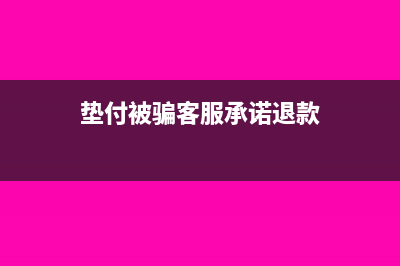 帮客服垫付费用应该怎么录单?(垫付被骗客服承诺退款)