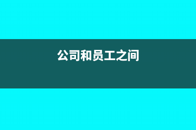 公司跟员工的往来款会计分录怎么写?(公司和员工之间)