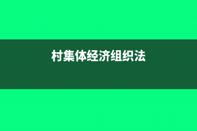 村集体经济组织收到修路赞助款如何记账？(村集体经济组织法)