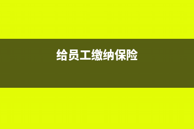 给员工交保险下月给发票的会计分录如何处理?(给员工缴纳保险)