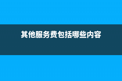 其他服务费是否需要报关？(其他服务费包括哪些内容)