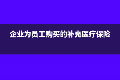为员工购买的补充医疗险进项税可以抵扣吗(企业为员工购买的补充医疗保险)
