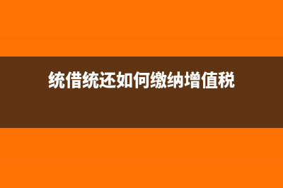 统借统贷开具增值税发票如何开具?(统借统还如何缴纳增值税)