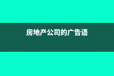 房地产公司的广告费和业务宣传费的扣除比例是多少，有特殊规定吗？(房地产公司的广告语)