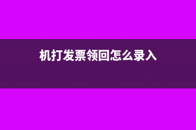 机打发票领购、挂失与缴销流程有哪些？(机打发票领回怎么录入)