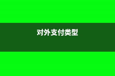 对外支付的五大误区(对外支付类型)