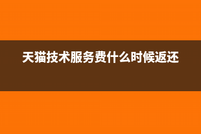 天猫技术服务费和保证金能开发票吗(天猫技术服务费什么时候返还)