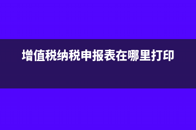 增值税纳税申报表本期发生额怎么填(增值税纳税申报表在哪里打印)