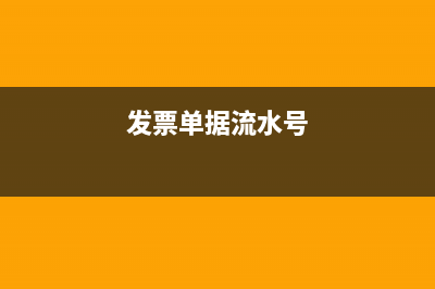 发票流水号是什么(发票单据流水号)