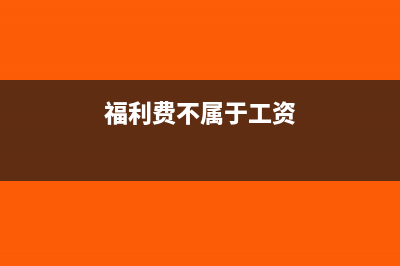 哪些福利费不属于免缴个人所得税的范围？(福利费不属于工资)