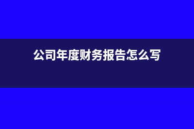 公司年度财务计划如何编制？(公司年度财务报告怎么写)
