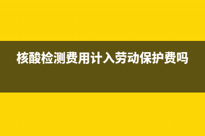 发生检测费用时要摊销如何处理？(检测费用的会计分录)