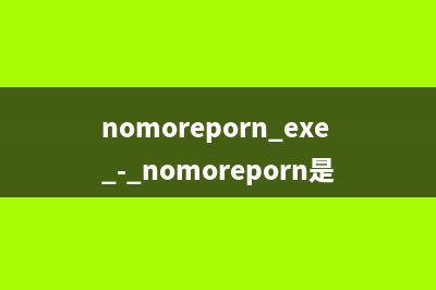 nomoreporn.exe - nomoreporn是什么进程 有什么用