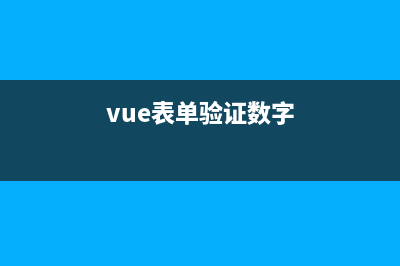 vue表单验证rules以及validator验证器的使用(vue表单验证数字)