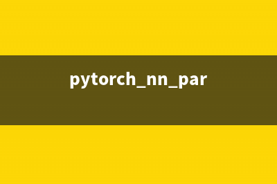 【pytorch】有关nn.EMBEDDING的简单介绍(pytorch nn.parameters)
