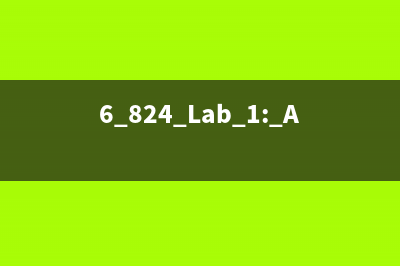 6.824 Lab 1: A simple web proxy