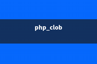 php中CLI模式是什么(php clob)