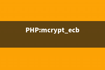 PHP:mcrypt_enc_get_algorithms_name()的用法_Mcrypt函数