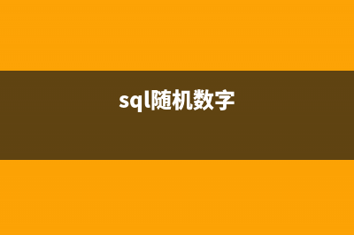 sql server中随机函数NewID()和Rand()(sql随机数字)