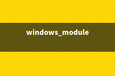 Windows Modules Installer Worker是什么进程?硬盘占用100%的原因分析(windows modules installer worker)