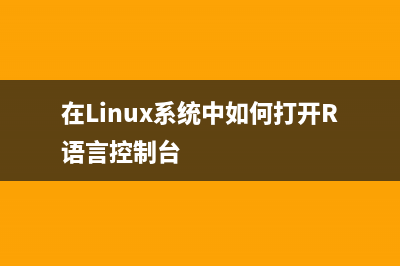 在Linux系统中如何安装KVM虚拟机以CentOS5.5为例(在Linux系统中如何打开R语言控制台)